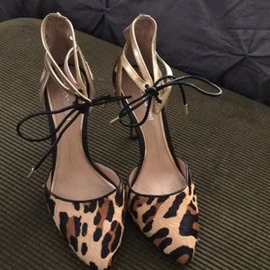 Gianni Bini leopard heels